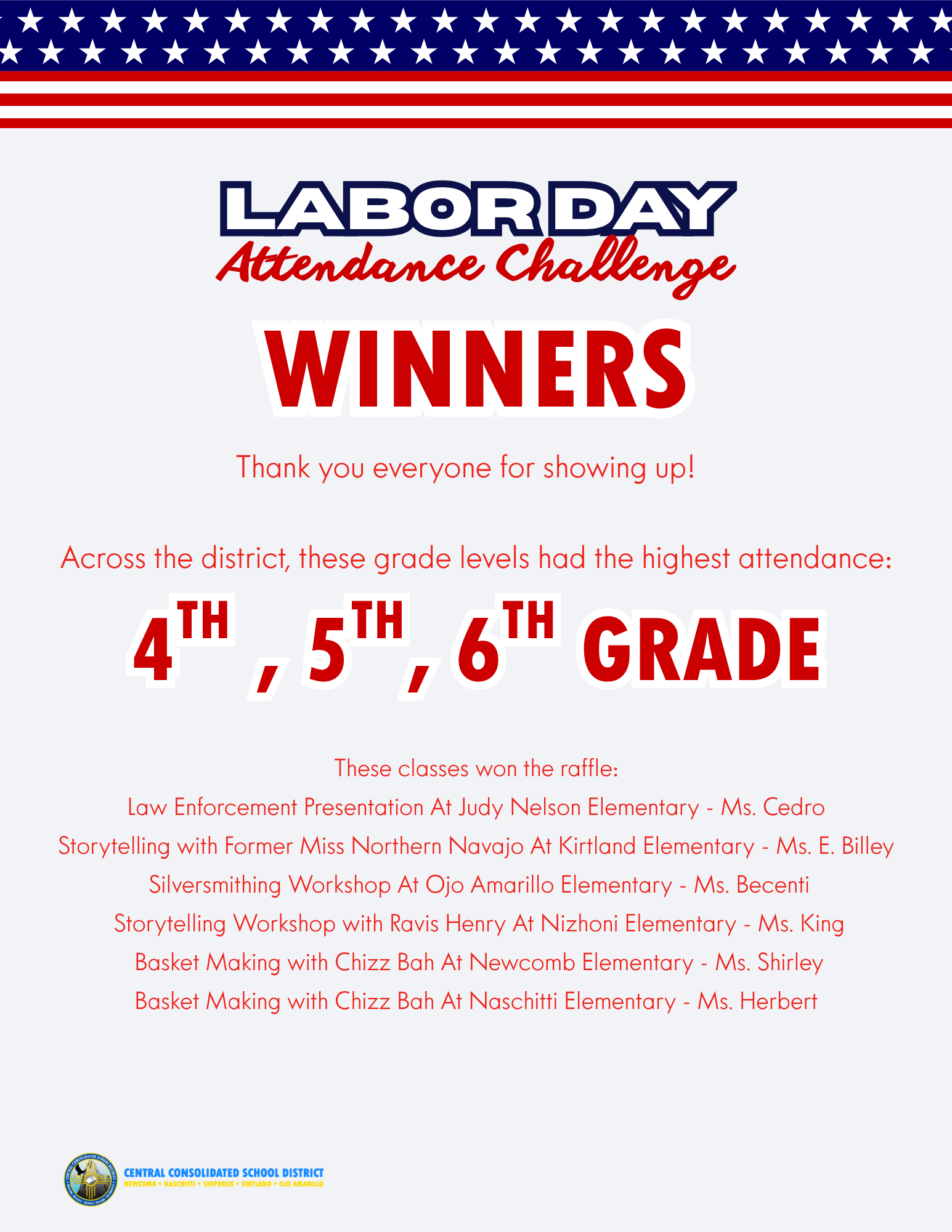 Labor Day Attendance Challenge